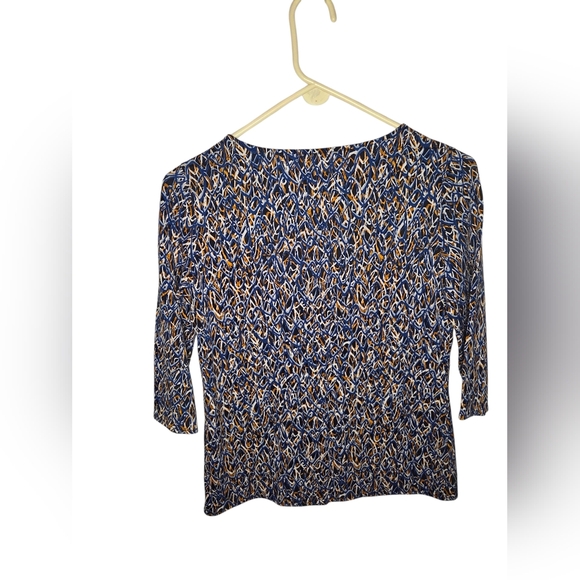 Hugo Boss Epinala Print Keyhole Blouse Size XS - Picture 2 of 4